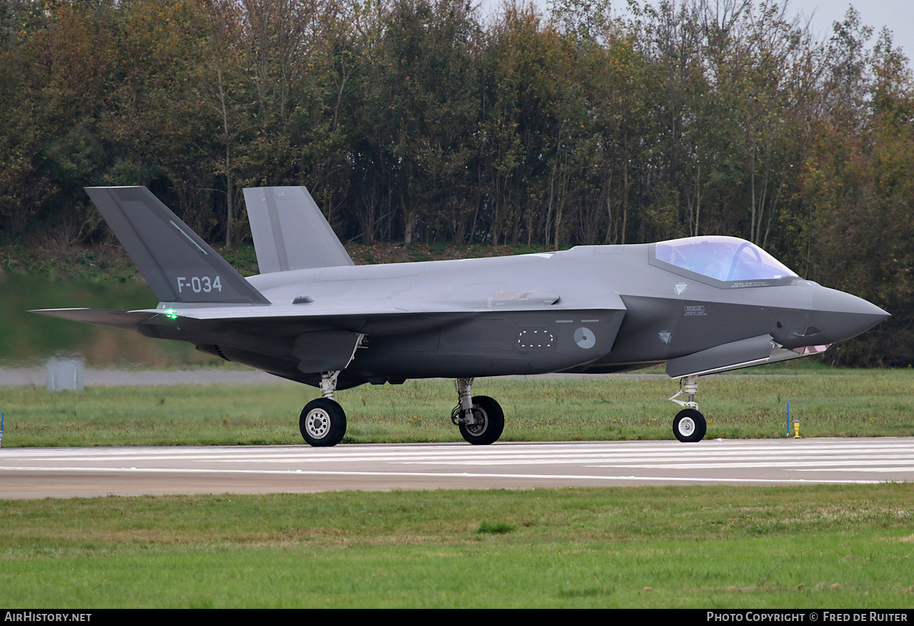 Aircraft Photo of F-034 | Lockheed Martin F-35A Lightning II | Netherlands - Air Force | AirHistory.net #744963