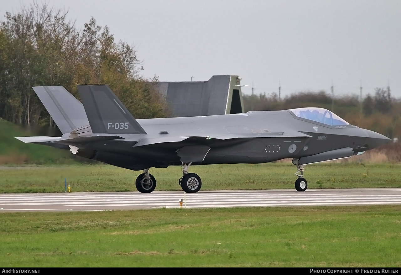Aircraft Photo of F-035 | Lockheed Martin F-35A Lightning II | Netherlands - Air Force | AirHistory.net #744965