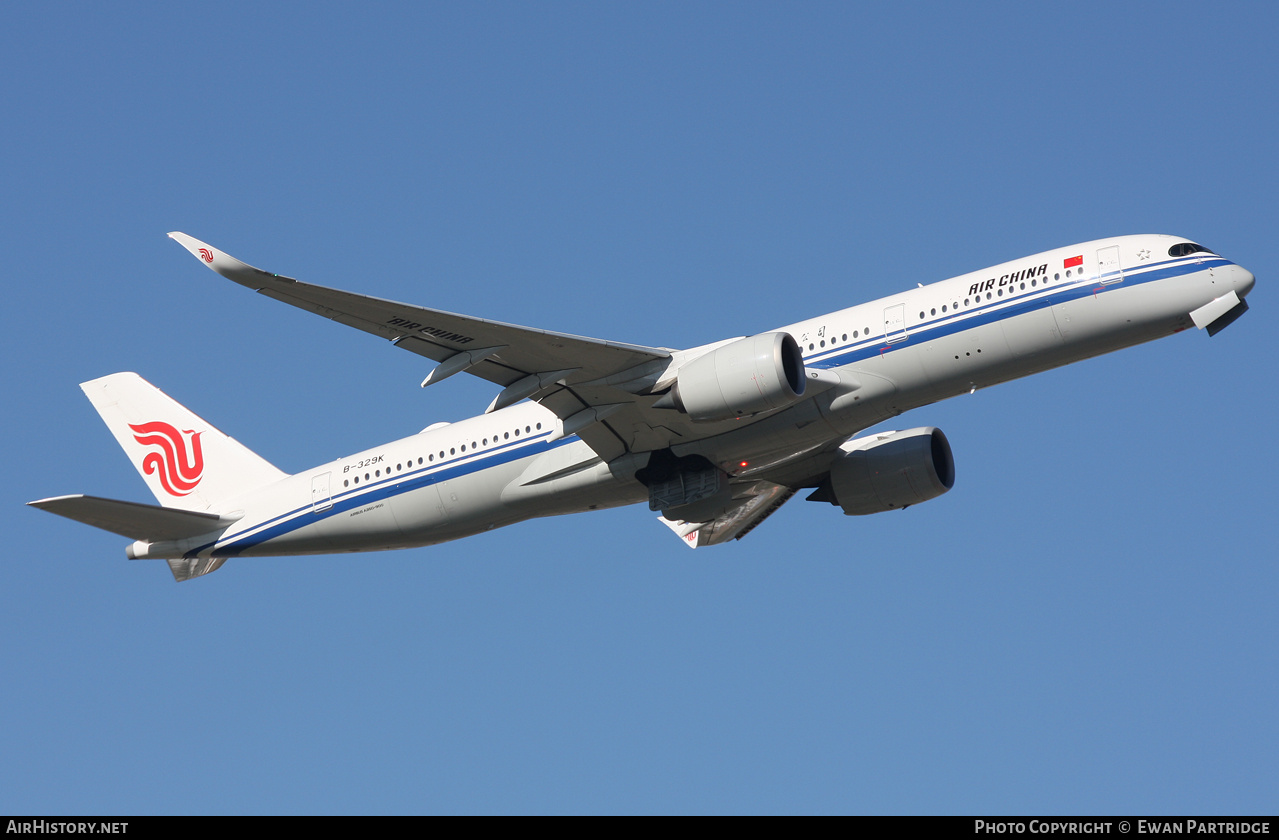 Aircraft Photo of B-329K | Airbus A350-941 | Air China | AirHistory.net #744979