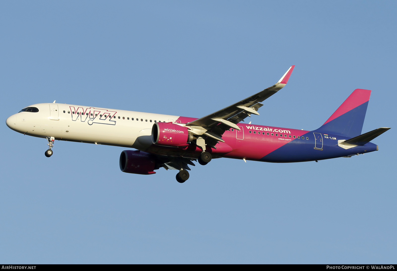 Aircraft Photo of HA-LGM | Airbus A321-271NX | Wizz Air | AirHistory.net #745001