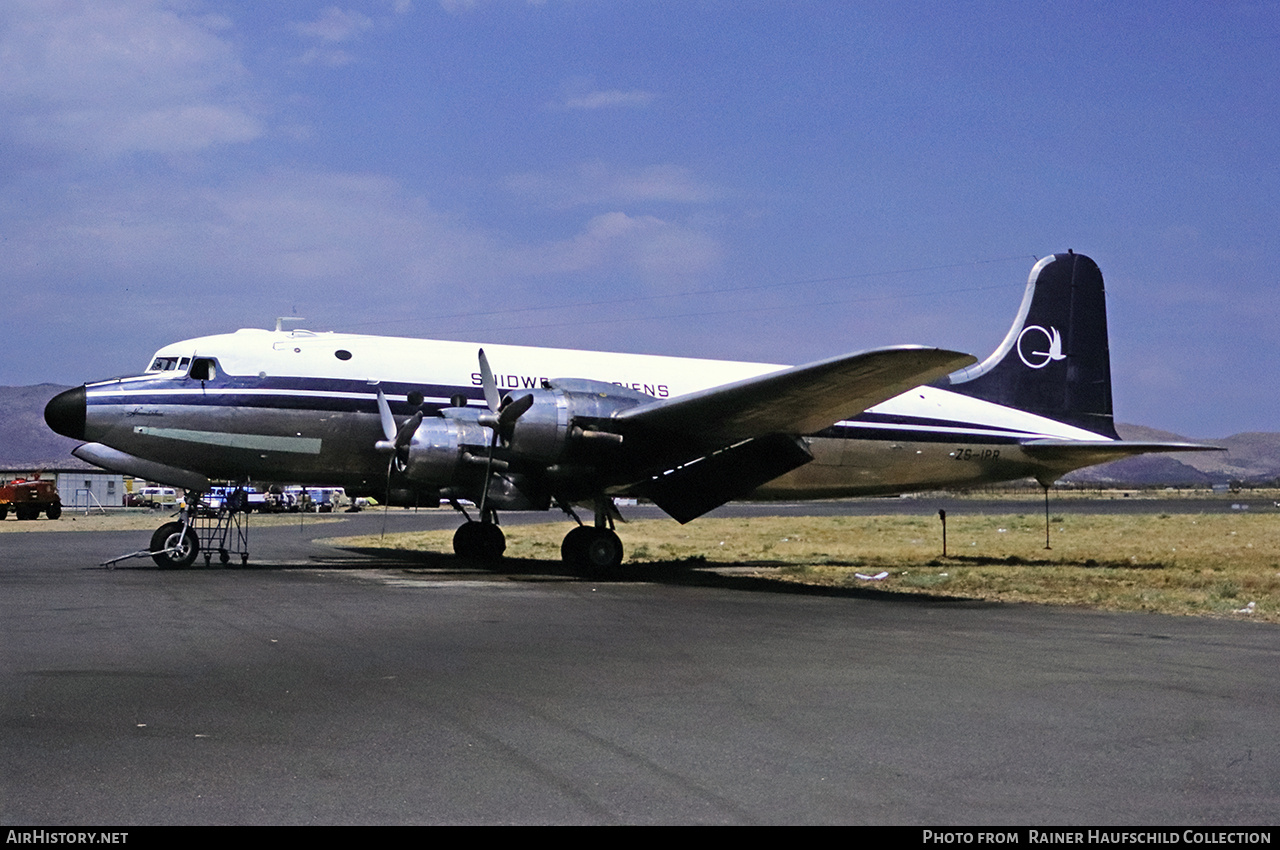 Aircraft Photo of ZS-IPR | Douglas C-54A Skymaster | South West Airways - Suidwes Lugdiens | AirHistory.net #745023