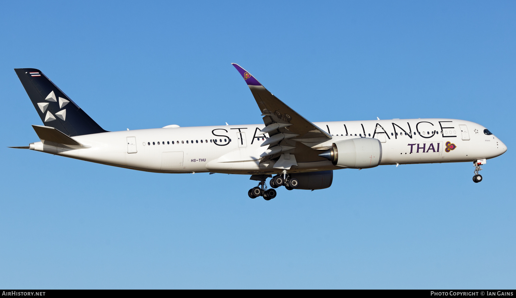 Aircraft Photo of HS-THU | Airbus A350-941 | Thai Airways International | AirHistory.net #745038