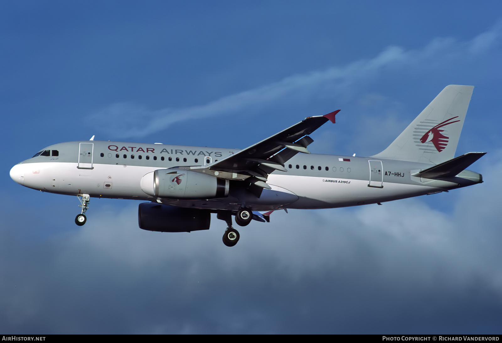 Aircraft Photo of A7-HHJ | Airbus ACJ319 (A319-133/CJ) | Qatar Airways | AirHistory.net #745051
