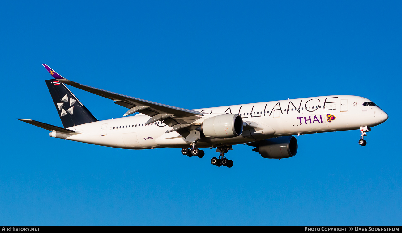 Aircraft Photo of HS-THU | Airbus A350-941 | Thai Airways International | AirHistory.net #745085