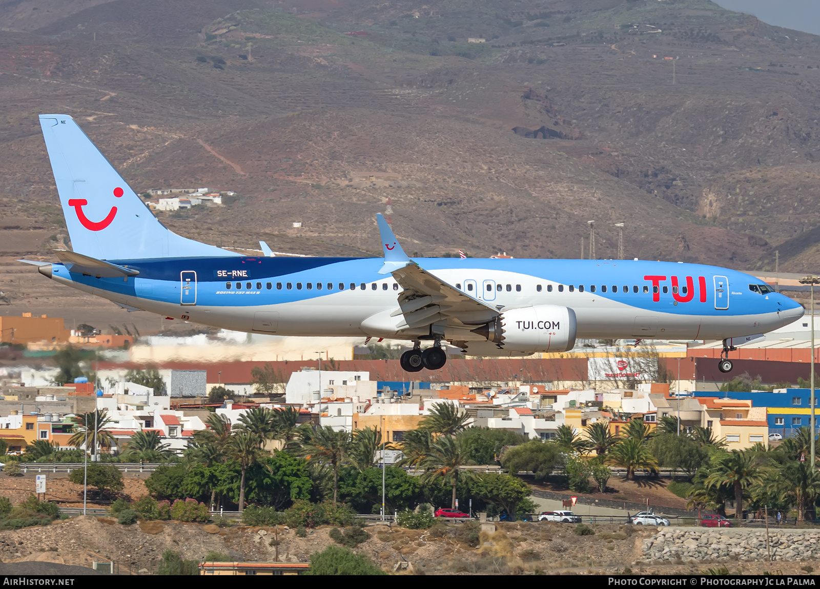 Aircraft Photo of SE-RNE | Boeing 737-8 Max 8 | TUI | AirHistory.net #745123