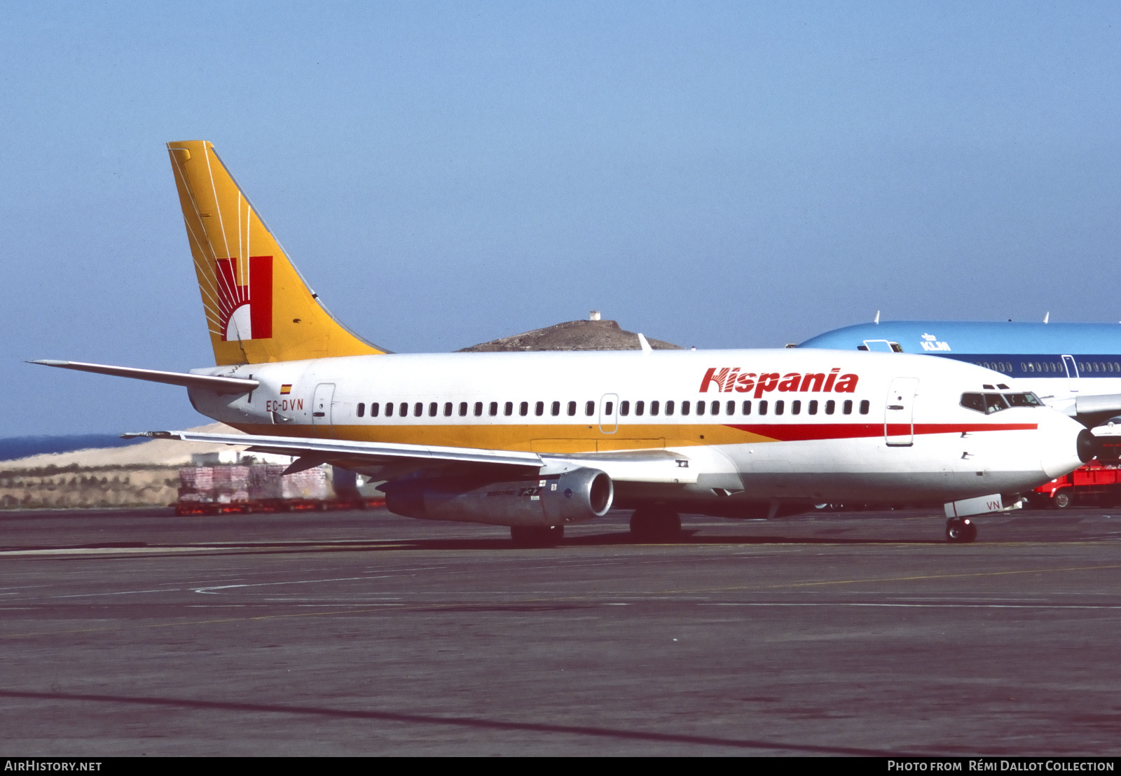 Aircraft Photo of EC-DVN | Boeing 737-2K2/Adv | Hispania Líneas Aéreas | AirHistory.net #745132