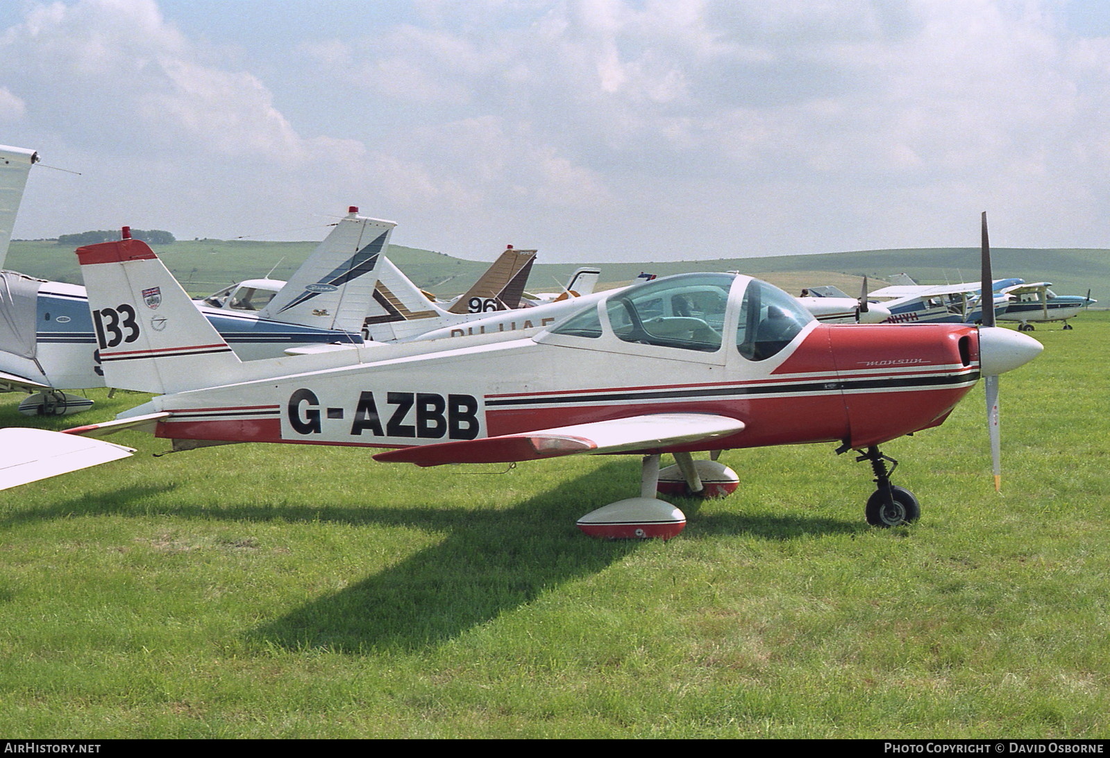 Aircraft Photo of G-AZBB | Bolkow BO-209 Monsun 160FV | AirHistory.net #745149