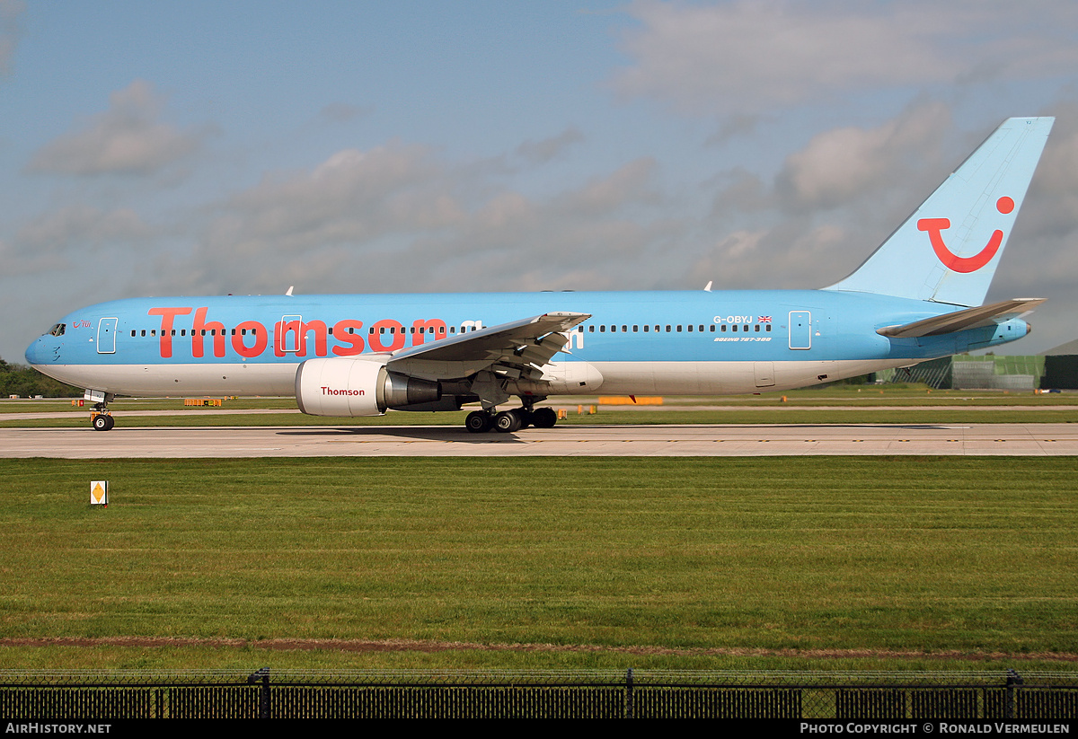 Aircraft Photo of G-OBYJ | Boeing 767-304/ER | Thomsonfly | AirHistory.net #745150