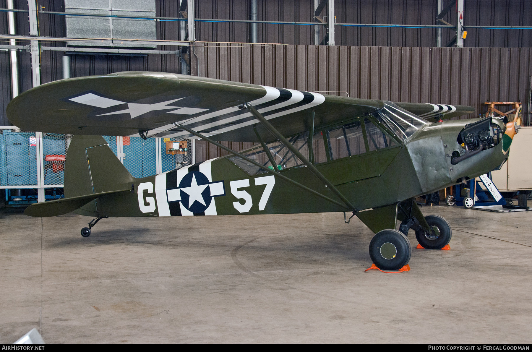 Aircraft Photo of G-AKAZ | Piper J-3C-65 Cub | USA - Air Force | AirHistory.net #745163