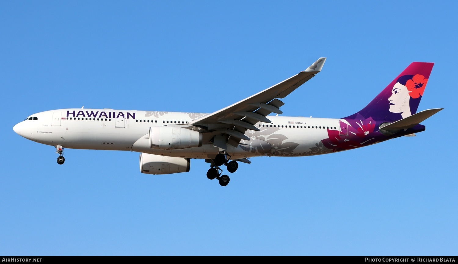 Aircraft Photo of N384HA | Airbus A330-243 | Hawaiian Airlines | AirHistory.net #745170