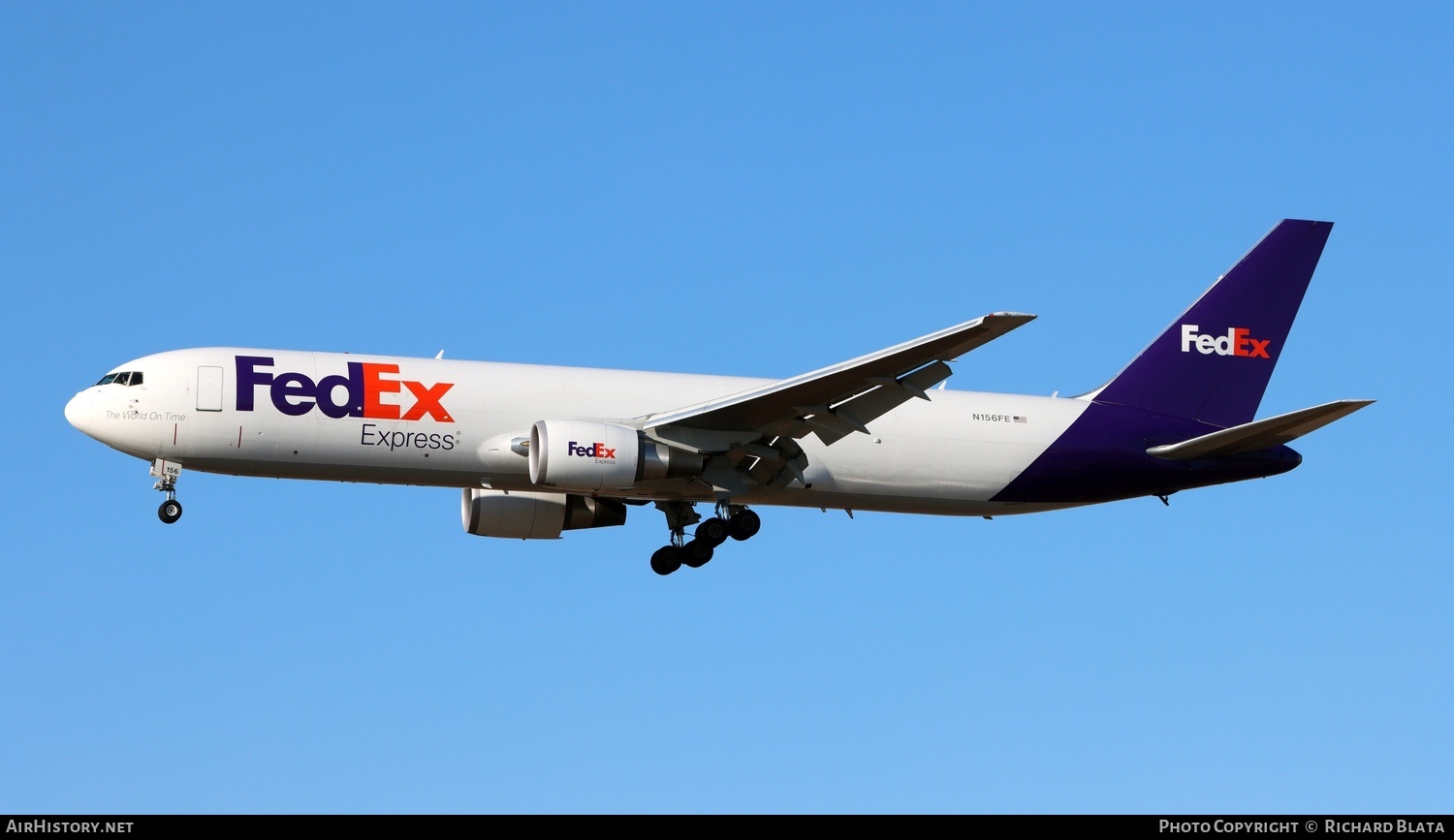 Aircraft Photo of N156FE | Boeing 767-300F | FedEx Express - Federal Express | AirHistory.net #745172