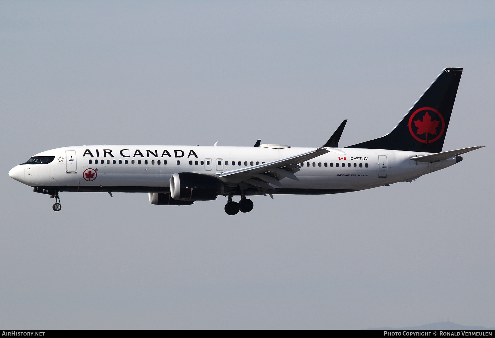 Aircraft Photo of C-FTJV | Boeing 737-8 Max 8 | Air Canada | AirHistory.net #745179