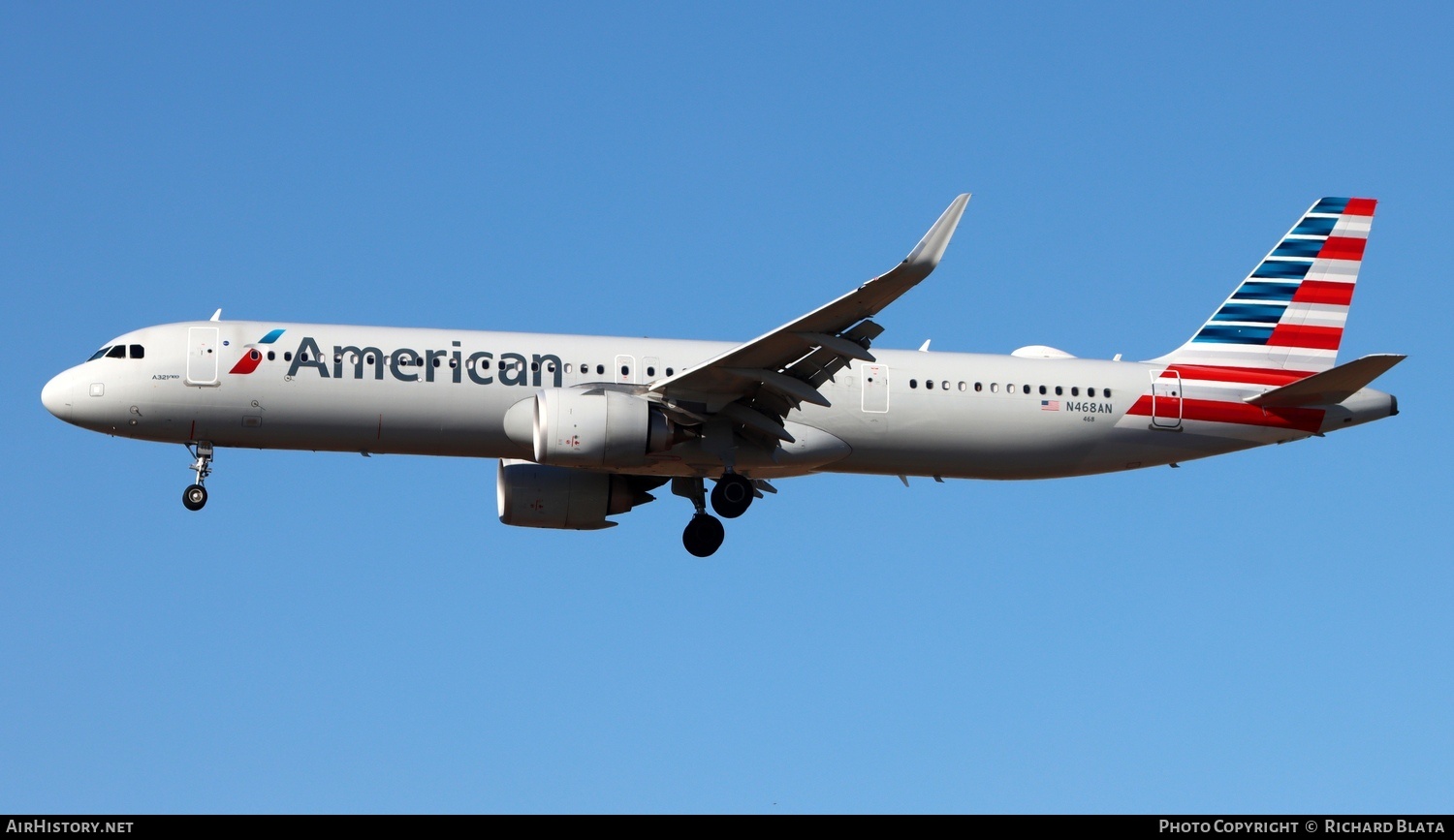 Aircraft Photo of N468AN | Airbus A321-253NX | American Airlines | AirHistory.net #745181