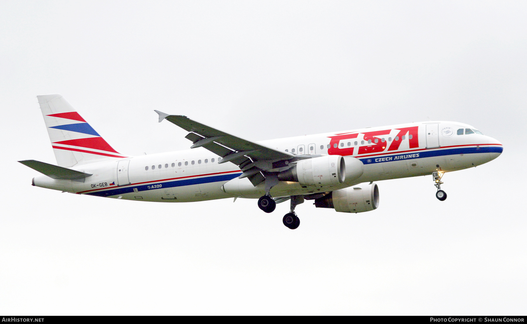 Aircraft Photo of OK-GEB | Airbus A320-214 | ČSA - Czech Airlines | AirHistory.net #745198