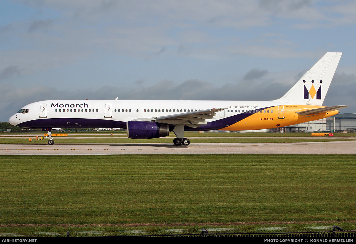 Aircraft Photo of G-DAJB | Boeing 757-2T7 | Monarch Airlines | AirHistory.net #745223