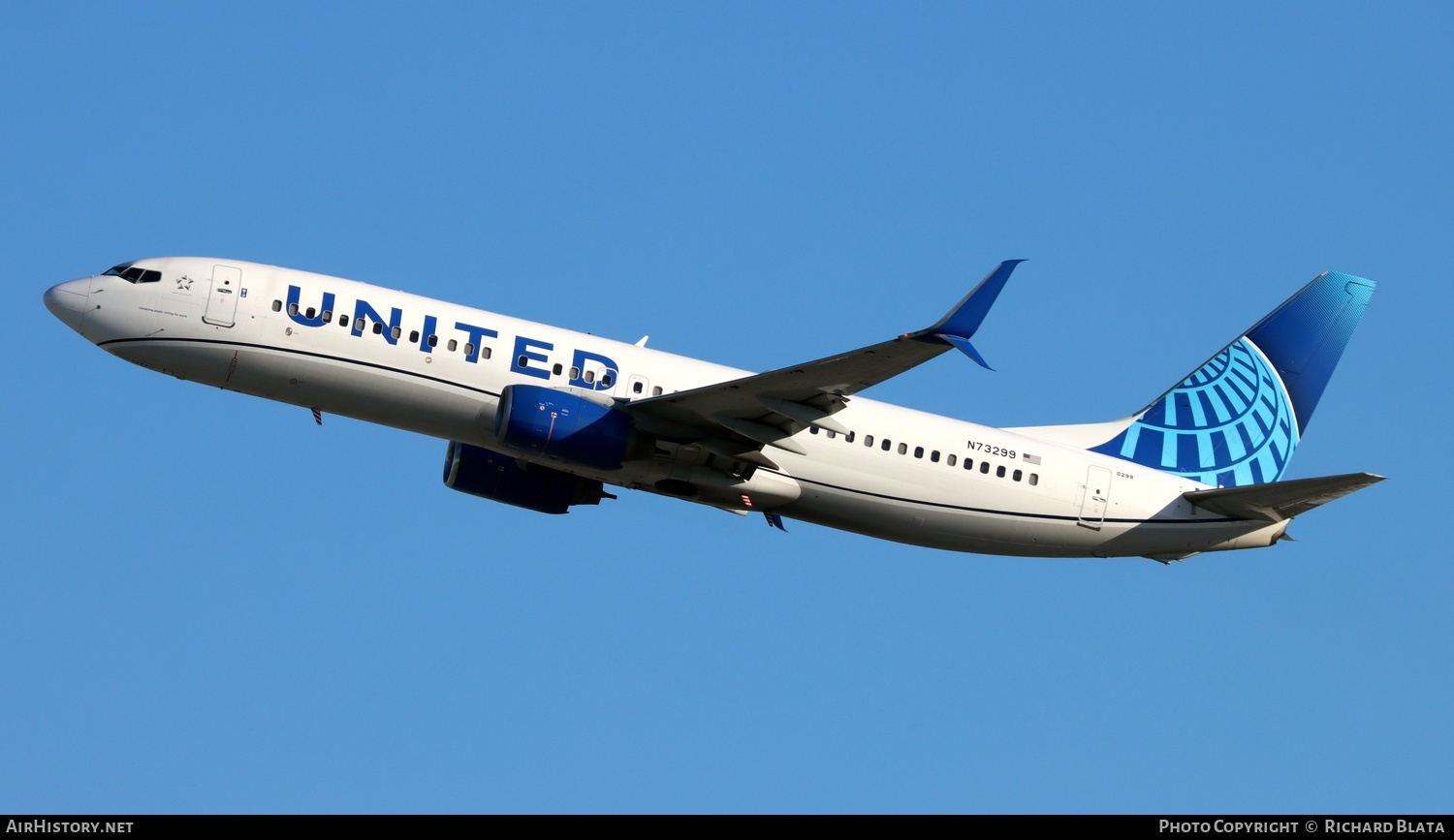 Aircraft Photo of N73299 | Boeing 737-824 | United Airlines | AirHistory.net #745234