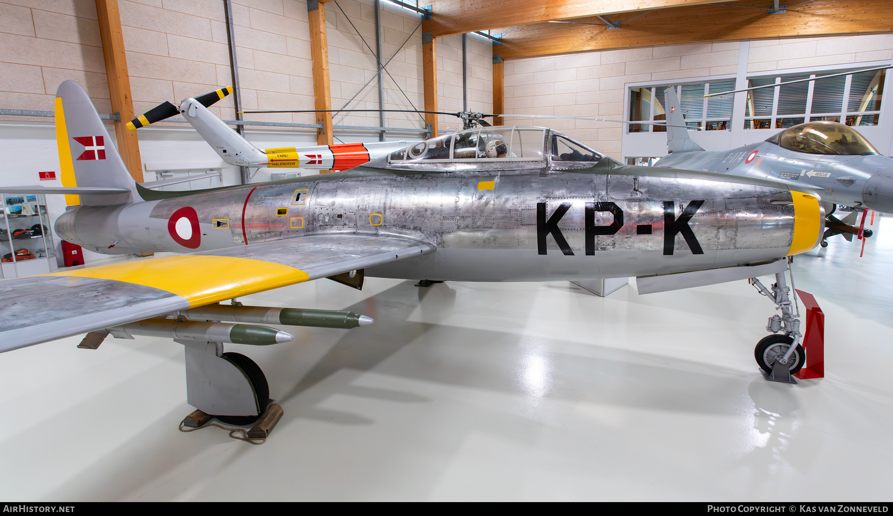 Aircraft Photo of A-792 | Republic F-84G Thunderjet | Denmark - Air Force | AirHistory.net #745248