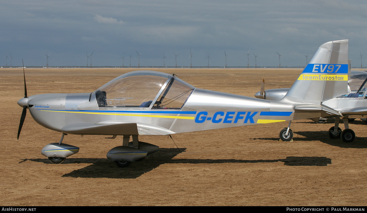 Aircraft Photo of G-CEFK | Evektor-Aerotechnik EV-97 TeamEurostar | AirHistory.net #745276