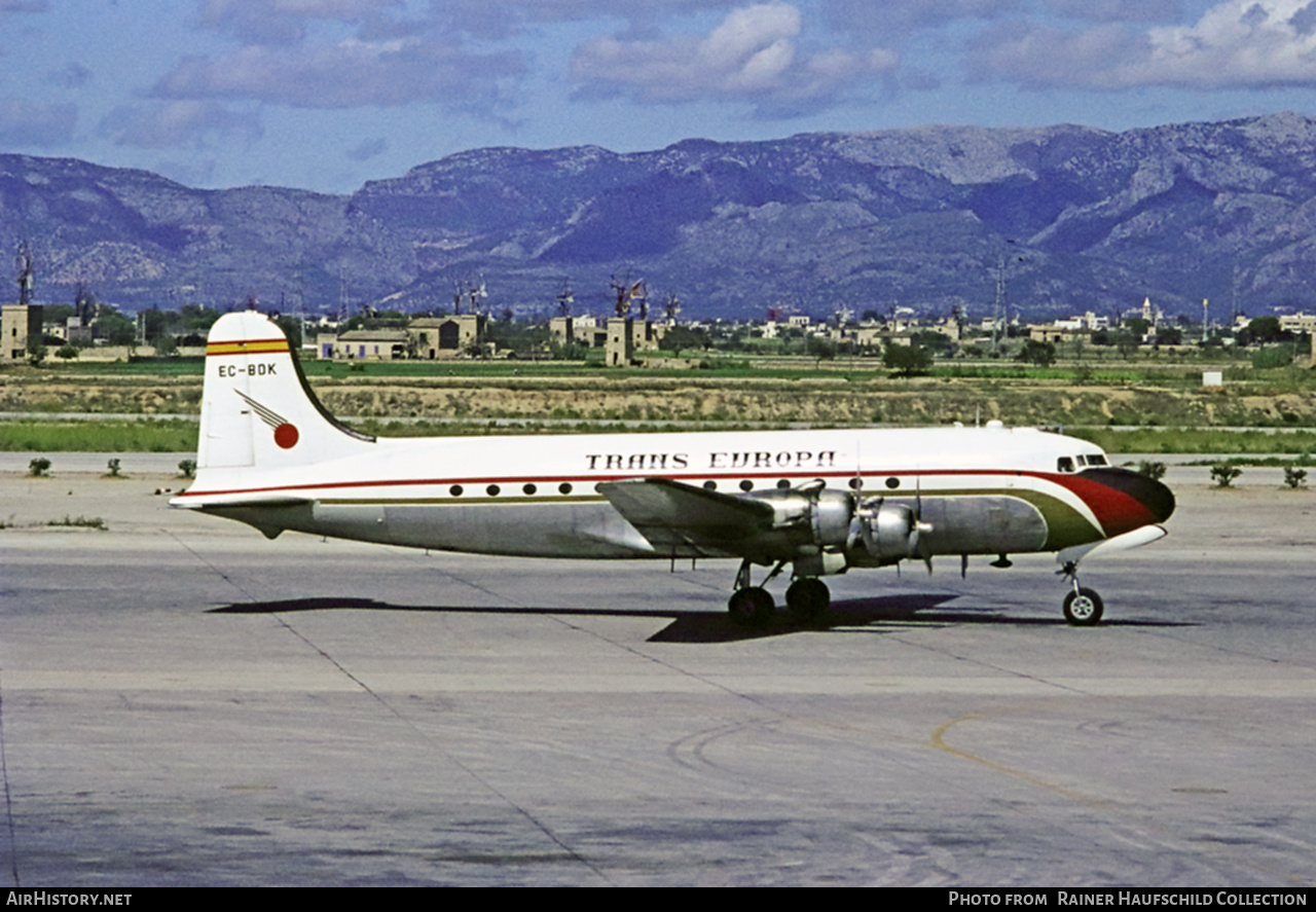 Aircraft Photo of EC-BDK | Douglas C54A-DC | Trans Europa | AirHistory.net #745289