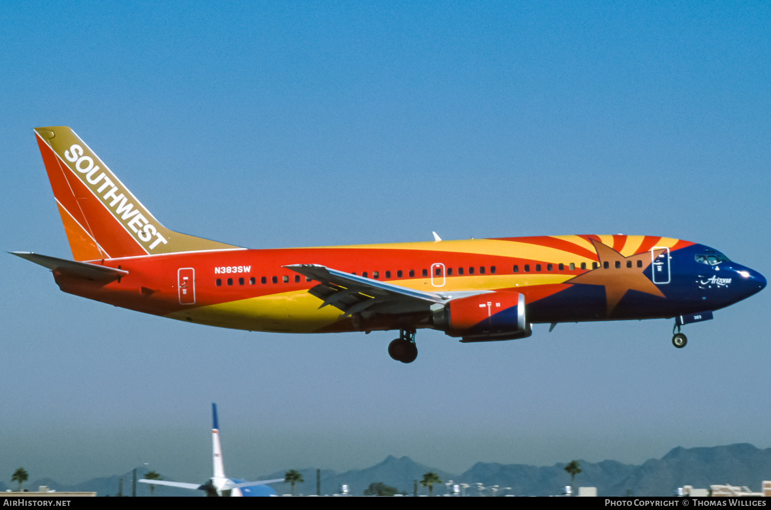 Aircraft Photo of N383SW | Boeing 737-3H4 | Southwest Airlines | AirHistory.net #745303