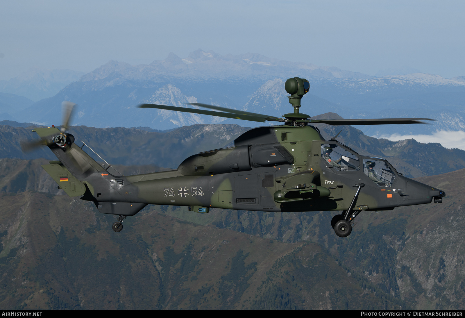 Aircraft Photo of 7454 | Eurocopter EC-665 Tiger UHT | Germany - Army | AirHistory.net #745319