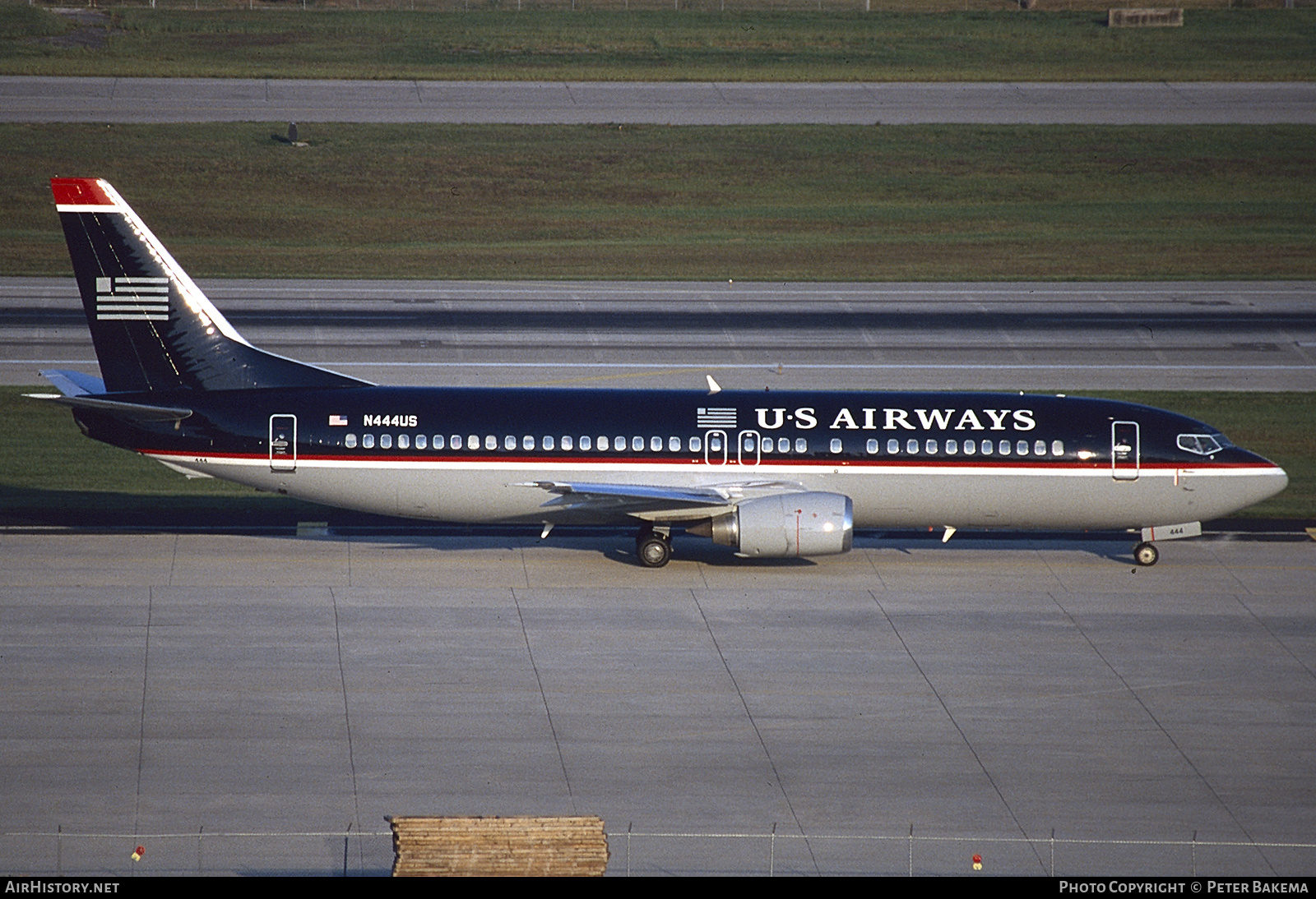 Aircraft Photo of N444US | Boeing 737-4B7 | US Airways | AirHistory.net #745321