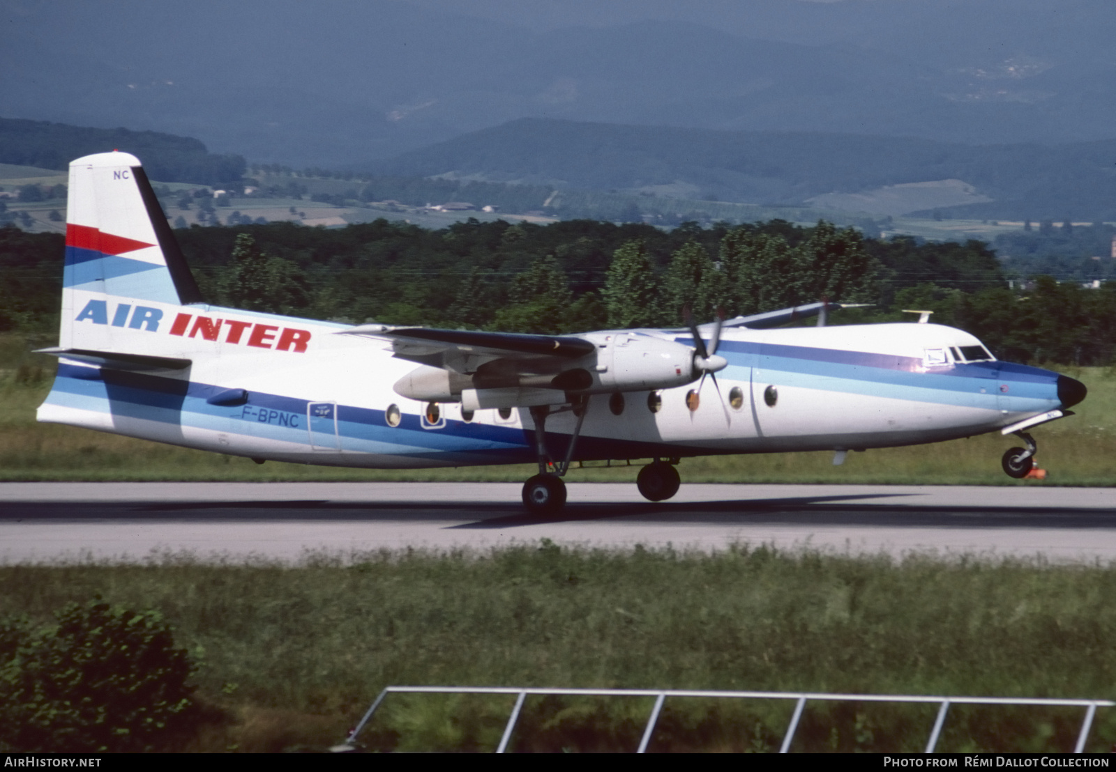 Aircraft Photo of F-BPNC | Fokker F27-500 Friendship | Air Inter | AirHistory.net #745337