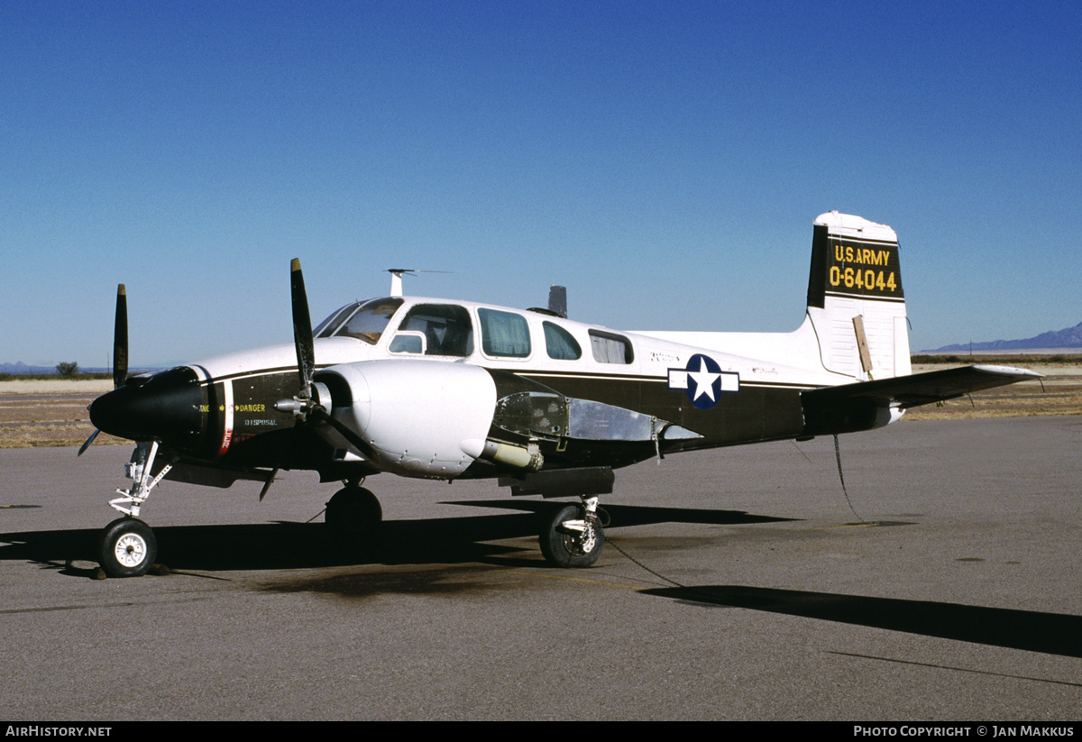 Aircraft Photo of 56-4044 / 0-64044 | Beech U-8G Seminole (50) | USA - Army | AirHistory.net #745344