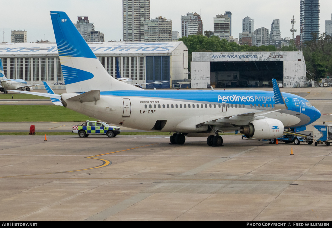 Aircraft Photo of LV-CBF | Boeing 737-76N | Aerolíneas Argentinas | AirHistory.net #745373
