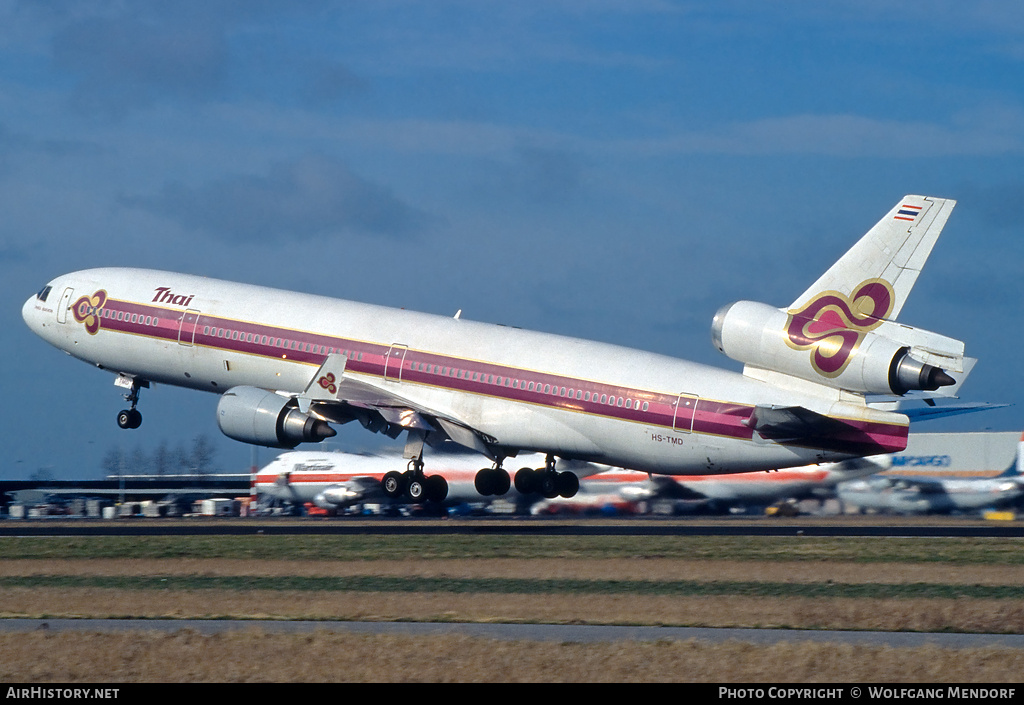Aircraft Photo of HS-TMD | McDonnell Douglas MD-11 | Thai Airways International | AirHistory.net #745386