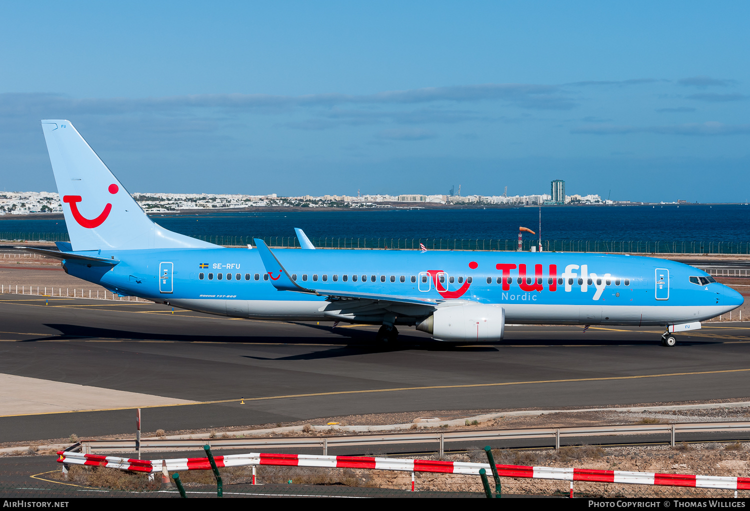 Aircraft Photo of SE-RFU | Boeing 737-8K5 | TUIfly Nordic | AirHistory.net #745415