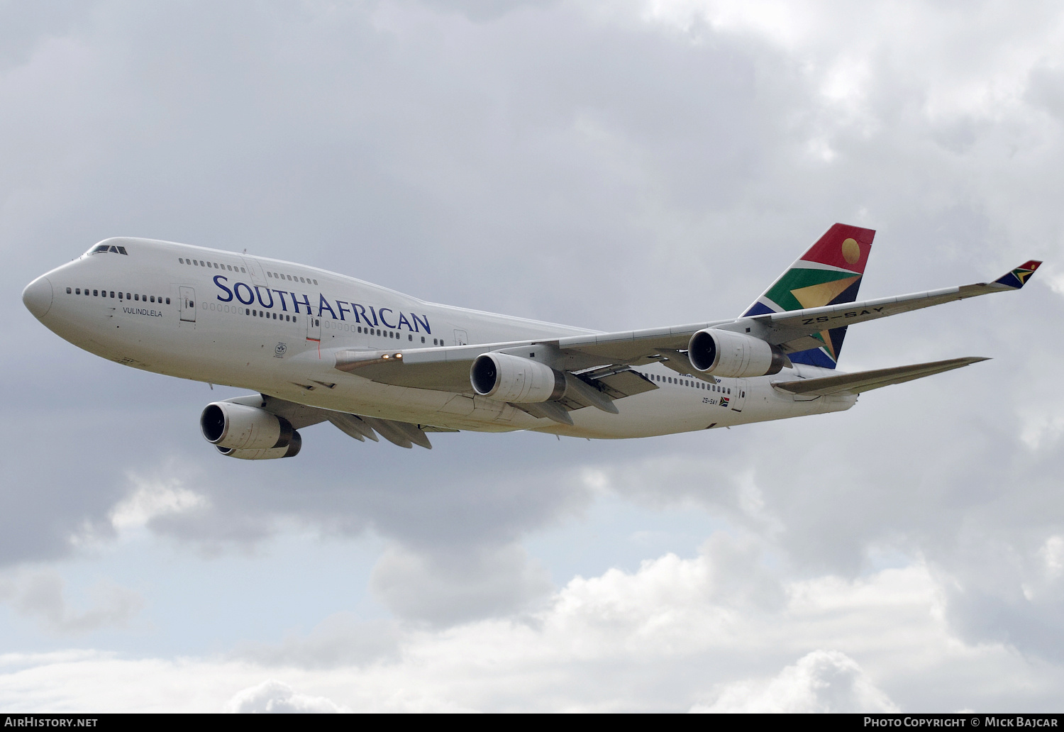 Aircraft Photo of ZS-SAY | Boeing 747-444 | South African Airways | AirHistory.net #745433