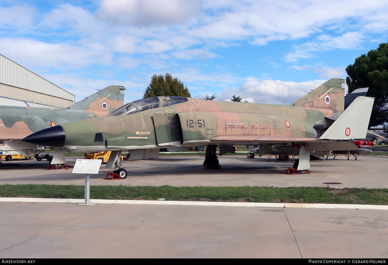 Aircraft Photo of CR12-42 | McDonnell Douglas RF-4C Phantom II | Spain - Air Force | AirHistory.net #745452