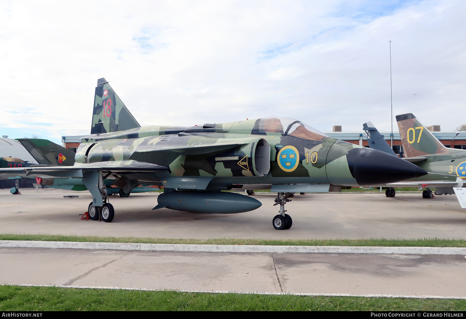 Aircraft Photo of 37074 | Saab AJ37 Viggen | Sweden - Air Force | AirHistory.net #745456