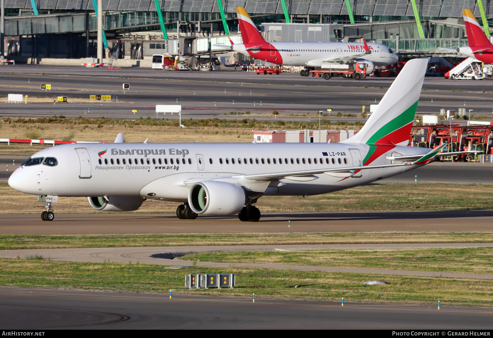 Aircraft Photo of LZ-PAR | Airbus A220-371 (BD-500-1A11) | Bulgaria Air | AirHistory.net #745460