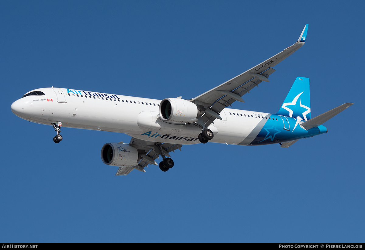 Aircraft Photo of C-GOIX | Airbus A321-271NX | Air Transat | AirHistory.net #745489