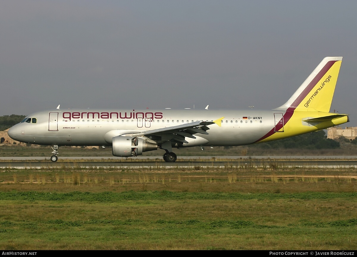 Aircraft Photo of D-AKNY | Airbus A320-212 | Germanwings | AirHistory.net #745504