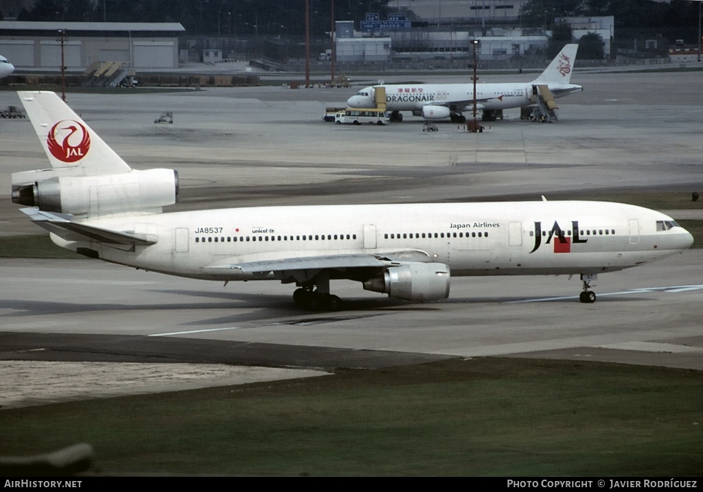 Aircraft Photo of JA8537 | McDonnell Douglas DC-10-40 | Japan Airlines - JAL | AirHistory.net #745509