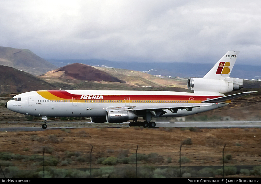 Aircraft Photo of EC-CEZ | McDonnell Douglas DC-10-30 | Iberia | AirHistory.net #745511