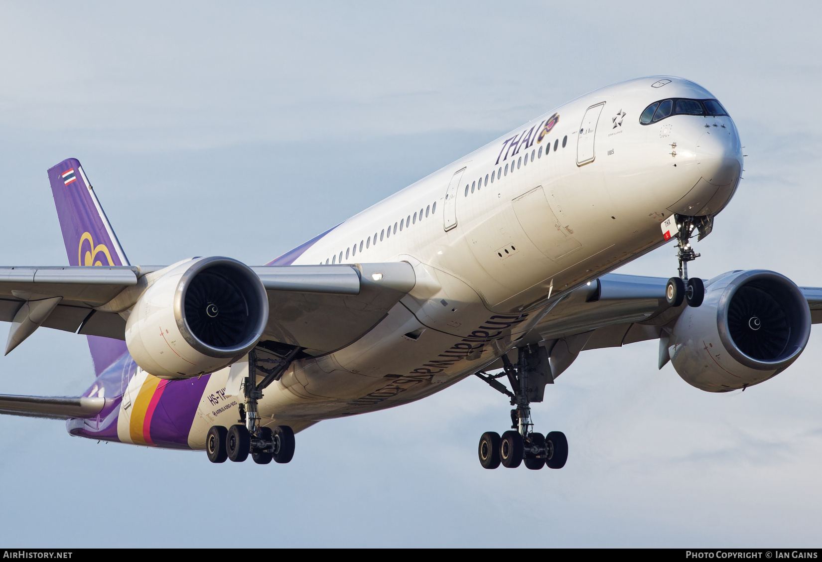 Aircraft Photo of HS-THX | Airbus A350-941 | Thai Airways International | AirHistory.net #745515