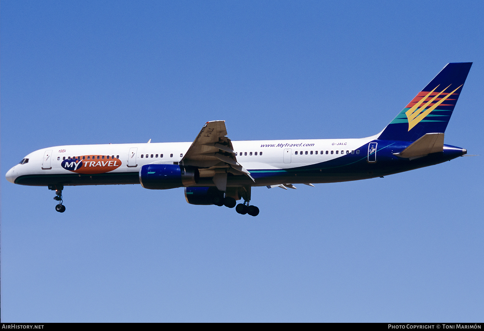Aircraft Photo of G-JALC | Boeing 757-225 | MyTravel Airways | AirHistory.net #745525