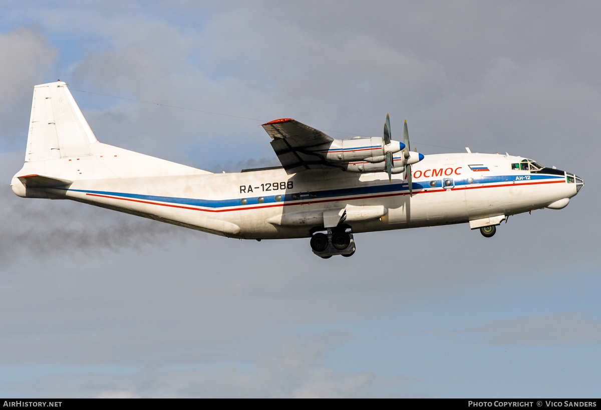 Aircraft Photo of RA-12988 | Antonov An-12B | Kosmos Airlines | AirHistory.net #745528
