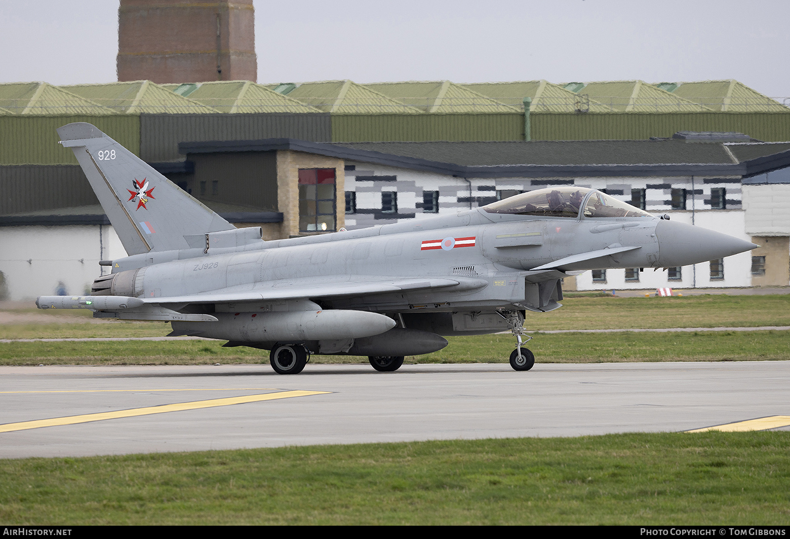 Aircraft Photo of ZJ928 | Eurofighter EF-2000 Typhoon FGR4 | UK - Air Force | AirHistory.net #745529