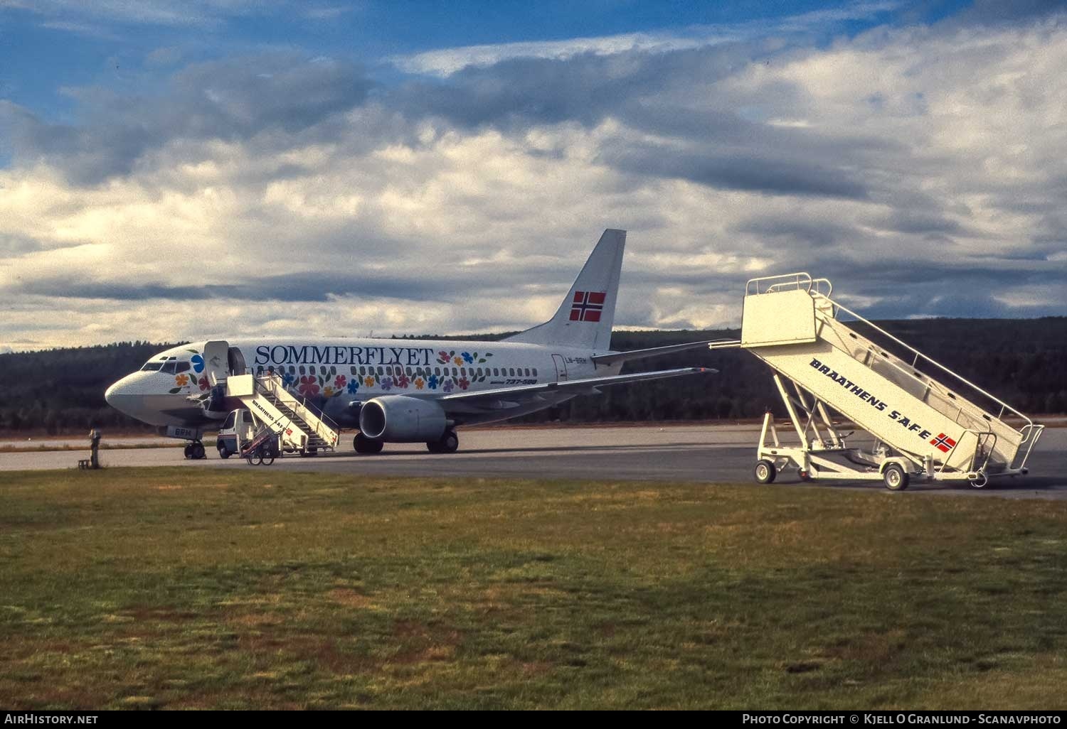 Aircraft Photo of LN-BRM | Boeing 737-505 | Braathens SAFE | AirHistory.net #745539