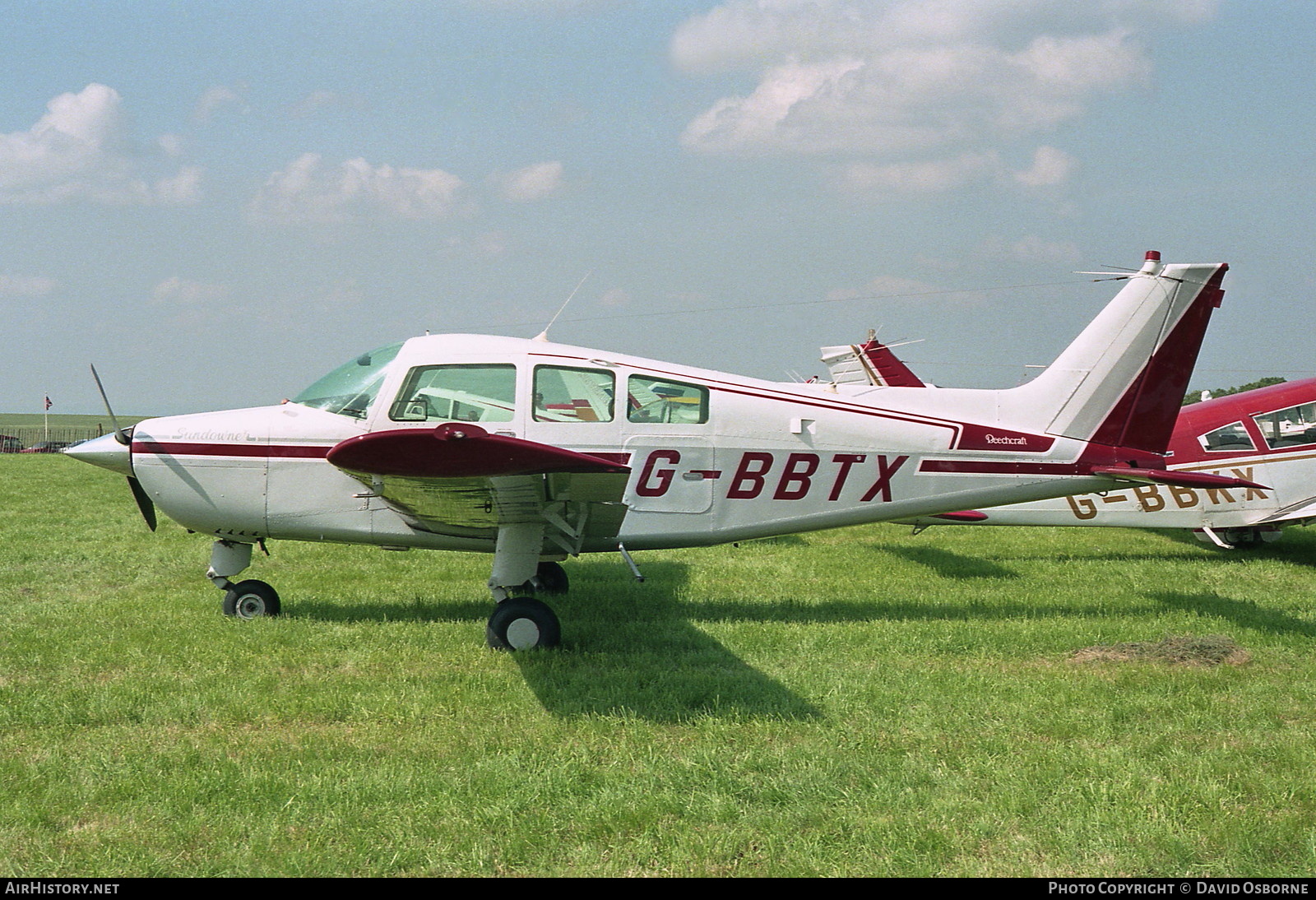 Aircraft Photo of G-BBTX | Beech C23 Sundowner 180 | AirHistory.net #745577