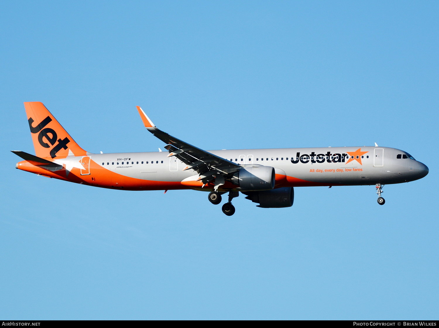 Aircraft Photo of VH-OFW | Airbus A321-251NX | Jetstar Airways | AirHistory.net #745592