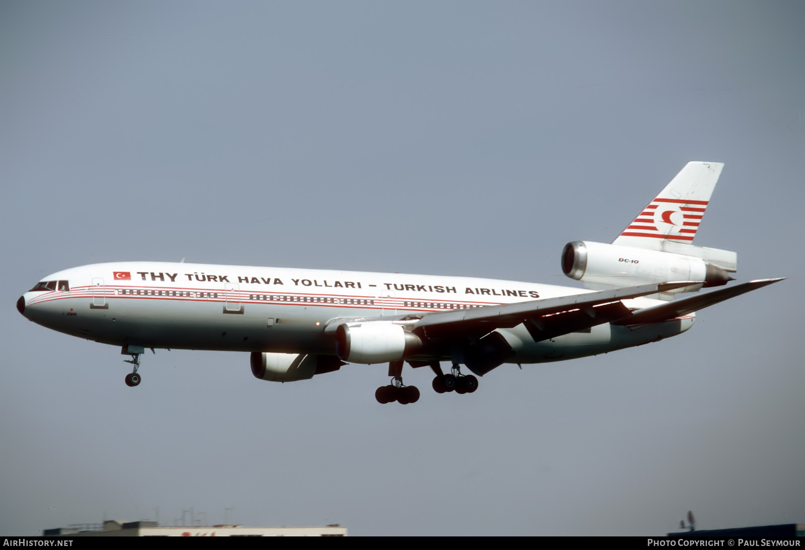 Aircraft Photo of TC-JAY | McDonnell Douglas DC-10-10 | THY Türk Hava Yolları - Turkish Airlines | AirHistory.net #745602
