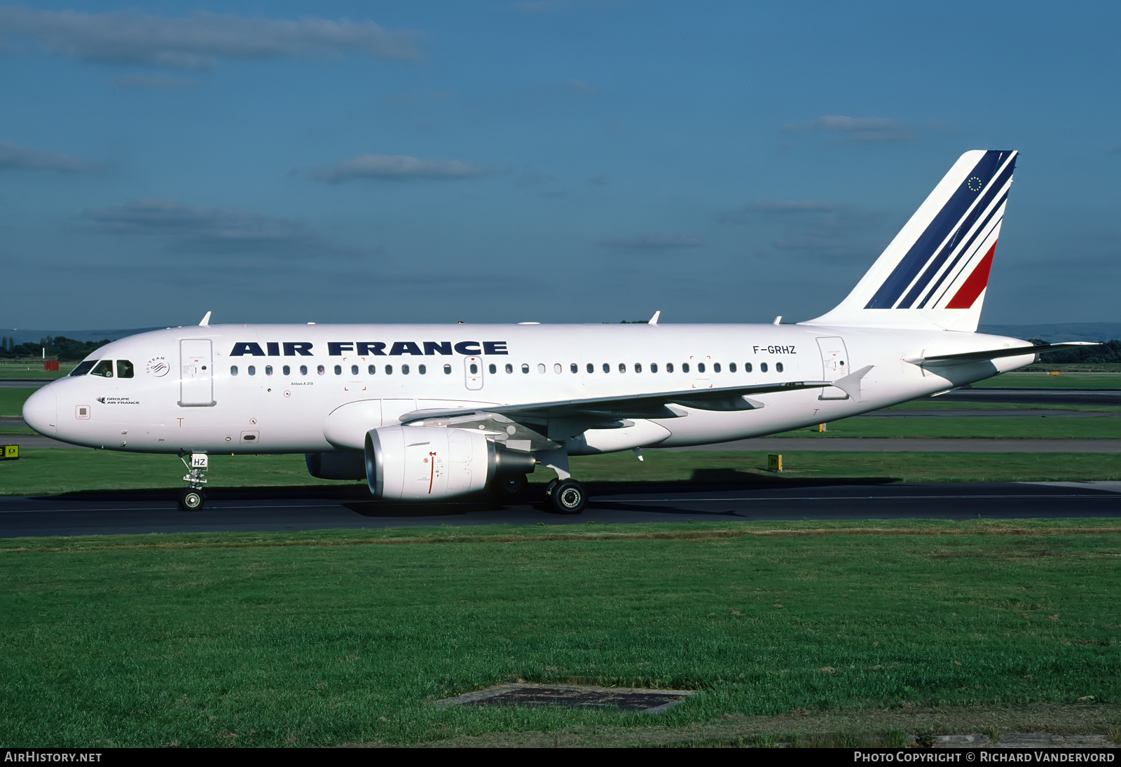 Aircraft Photo of F-GRHZ | Airbus A319-111 | Air France | AirHistory.net #745618