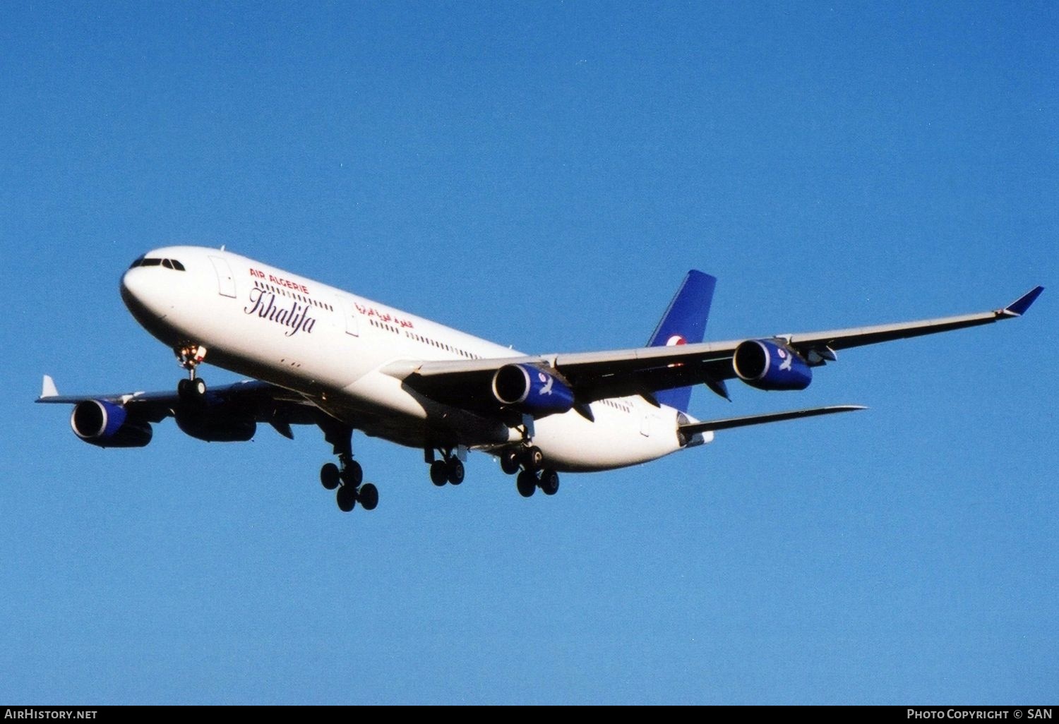 Aircraft Photo of 7T-VKL | Airbus A340-313 | Khalifa Airways | AirHistory.net #745638