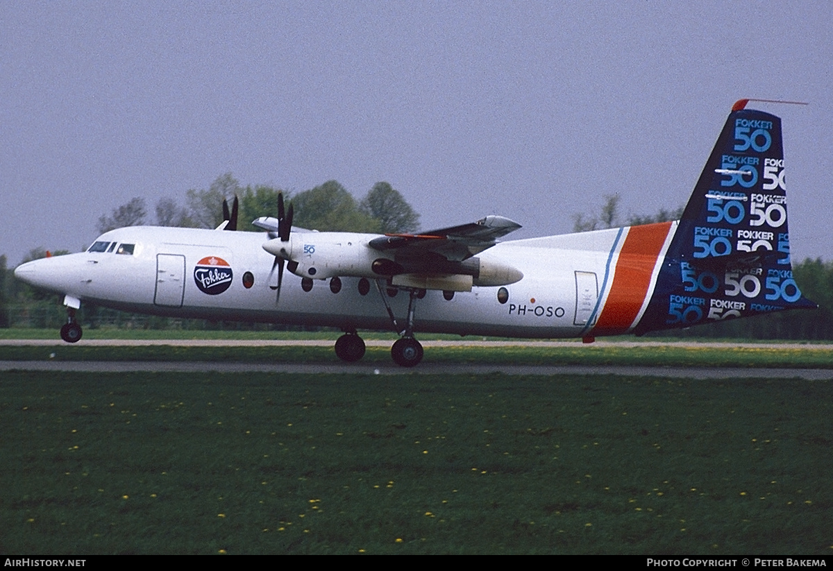 Aircraft Photo of PH-OSO | Fokker 50 | Fokker | AirHistory.net #745642
